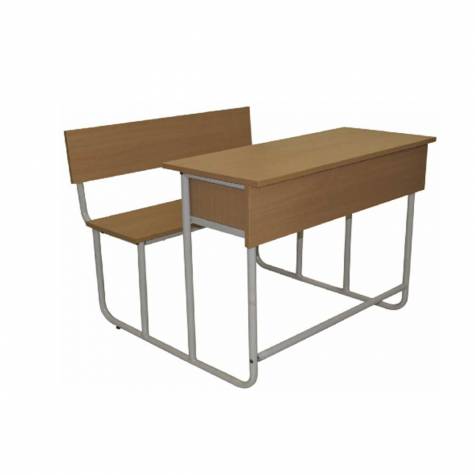 2 Seater Wooden Brown School Desk Furniture Manufacturers, Suppliers in Kanpur