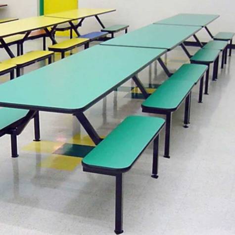Bailee Cafeteria Seating Premium Laminate School Canteen Furniture Manufacturers, Suppliers in Kanpur