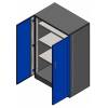Hostel Locker Steel Double Door Blue Cupboard Designs For Clothes Manufacturers, Suppliers in Kanpur