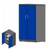 Hostel Locker Steel Double Door Blue Cupboard Designs For Clothes Manufacturers, Suppliers in Kanpur
