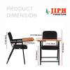 Mild Steel Black Wooden Writing Pad Chair for School Students Manufacturers, Suppliers in Siliguri