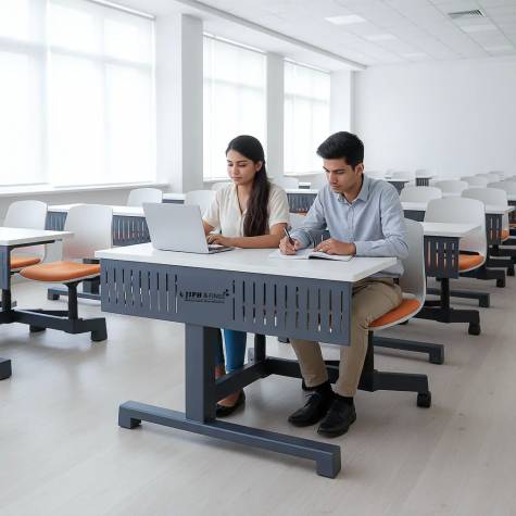 Scholar-218 Dual Seater Classroom Desk with Power Socket Manufacturers, Suppliers in Delhi