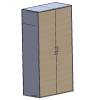 School Dormitory Bedroom Furniture Wooden Cupboard With Shelves Hostel Wall Cupboard Manufacturers, Suppliers in Kanpur
