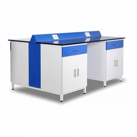Schools Physics Science Laboratory Working Table Desk Lab Workbenches Customized Modern Laboratory Furniture For School Manufacturers, Suppliers in Siliguri