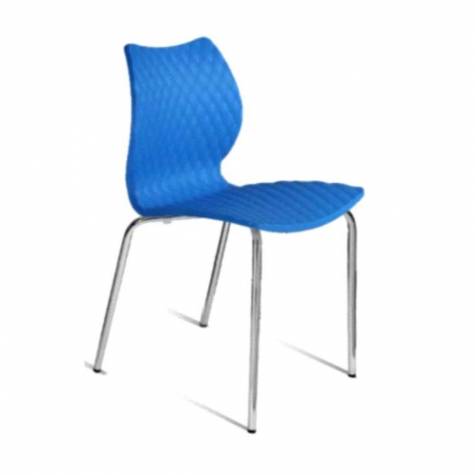 Sky Blue Metal Legs Modern Plastic Cafeteria Furniture Manufacturers, Suppliers in Siliguri