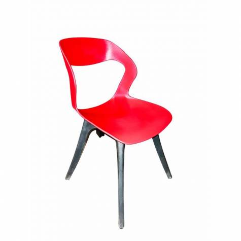 Torch Red Modern Cafeteria Chair Plastic Manufacturers, Suppliers in Siliguri
