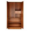 Wooden Dark Brown Almirah Storage Cabinet Modern Filing Cabinets Long Storage Cupboard Manufacturers, Suppliers in Kanpur